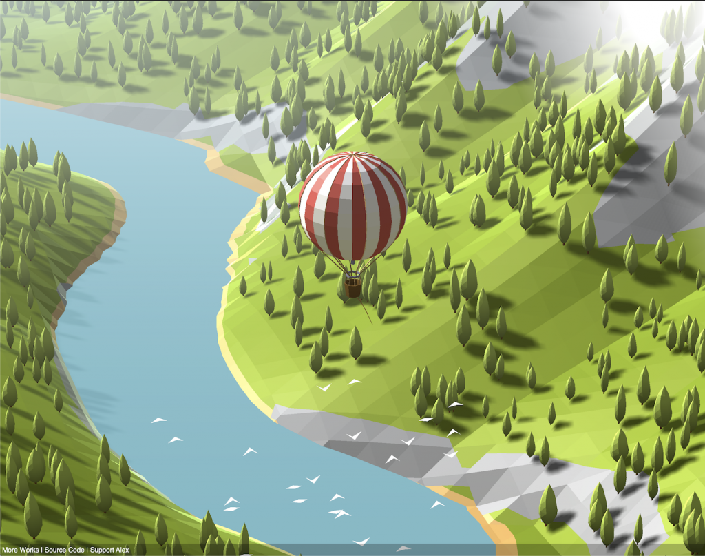 original ballooning demo by Alexander Perrin